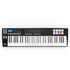 Clavier Piano 61 Portable 61 Touches USB MIDI Contrôleur du Clavier 8 RVB Tampon Déclencheur Arrière Coloré - Les Beatles, Paul McCartney, John Lennon, RIngo Starr, George Harrison