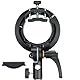 Godox S2 Bowens S-Type Blitzhalter Halterung für Godox V1 V860II AD200 AD400PRO TT350 TT685 Speedlite (S2)