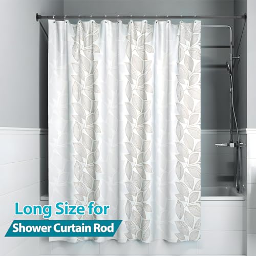 Image of Shower Curtain Rod 28-94 Inch,Adjustable Heavy Duty Shower Rods for Bathroom Wall Mounted Permanent Industrial Shower Curtain Rod Rust Proof Stainless Steel Black