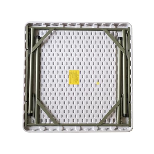 Table de mahjong pliante carrée avec tapis vert et porte-gobelet - 5
