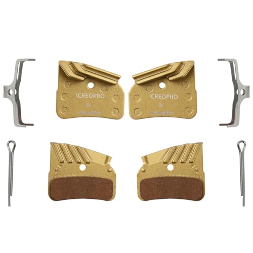 Plaquettes de frein à disque Shimano DEORE XT M8100 XTR M9100 SLX M7100 avec ailettes