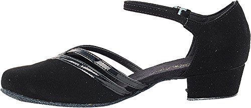 Very Fine Womens Ballroom Dance Shoes Party Salsa Practice Shoes 8881EB Comfortable Dance Shoes 1" (Bundle of 5)4