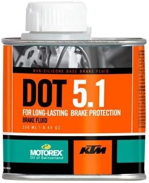 KTM  Líquido de frenos Motorex 5.1 (8.5 fl oz) Paquete de 3 - U6913031