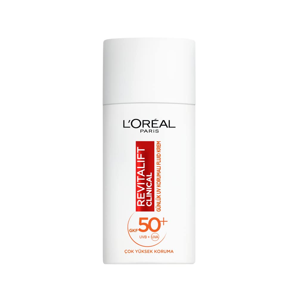 L’Oréal Paris Revitalift Clinical%12 Saf C Vitamini Aydınlatıcı Serum & Spf 50+ Uv Korumalı Yüz Güneş Kremi 50ml