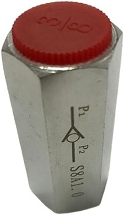 1pc S6A S8A S10A S15A S6A S20A S25A S30A type tube check valve Internal screw mounting Tube connection(S8A galvanized)