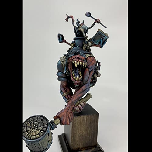 Figura antigua guerrero fantasía resina sin base miniatura 5