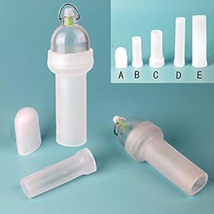 JSSMATE Penis Extender/Bahre Ersatz Comfort Sleeves, Silikon Eichel Protector Cap für Penisvergrößerung (3pc C 10cm x 4.0cm, 3pc C 10cm x 4.0cm)