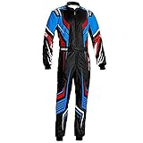 Número 1 en Motorsport Sparco 00230760NARS Prime K Mono de Kart, 60, Negro/Blanco