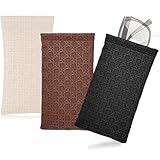 Léger & Compact - Idéal pour les Voyages: Avec ses dimensions sur mesure (18x9 cm), l'étui à lunettes plat et léger s'insère facilement dans les sacs à main, sacs à dos ou poches de veste. Que ce soit pour les voyages d'affaires, vacances ou vie quotidienne - votre protection pour lunettes est toujours à portée de main sans prendre de place