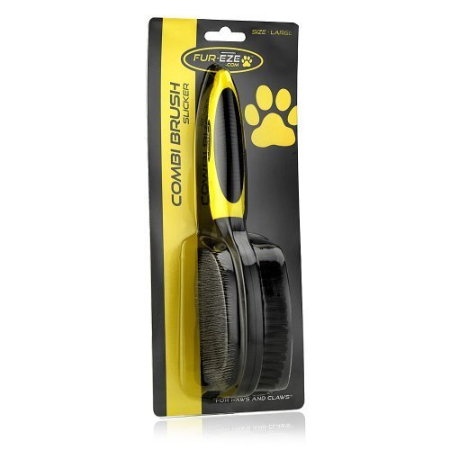 Fur Eze Combi Brush Slicker - Removedor de pelo (tamaño grande) Cover