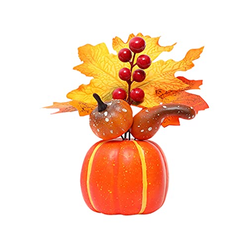 Ankexin Artificial Pumpkins Realistic Simulation for Christmas Thanksgiving Day House Party Home Fall Harvest Decoration