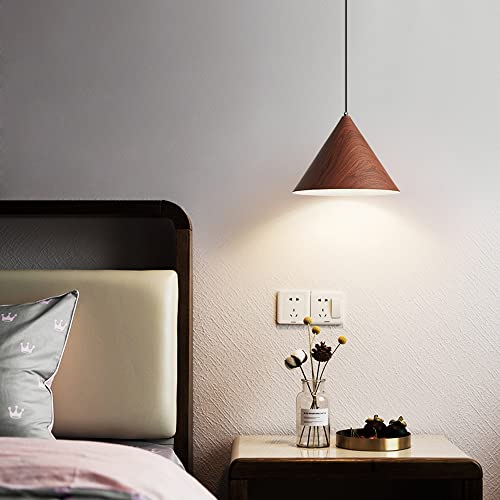 Lampe suspendue E27 en métal noir avec câble de plafond réglable - 6