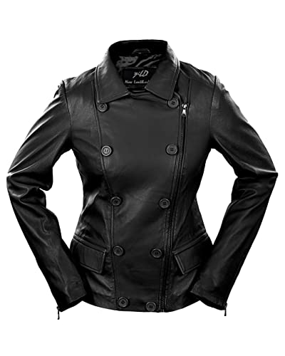 Jild Tailored Stitched Lambskin Leather Jacket Women - Coat Design Lapel Collar Belted Style Motorcycle Jacket Women3