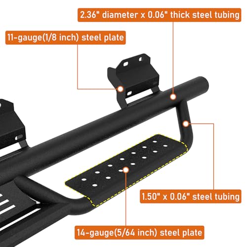 Barras laterales Hooke Road para Ford F150 2015-2026 miniatura 7
