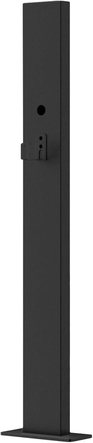 Pedestal cargador de vehículos eléctricos para exteriores, estación de carga montada en el suelo para vehículos eléctricos, diseño compacto con gancho de cable, ideal para uso doméstico y comercial