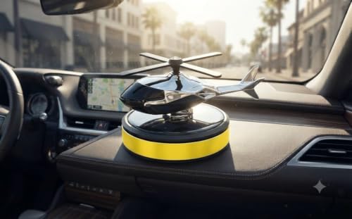 Image of Solar Powered Rotating Car Fragrance Diffuser