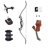 SinoArt 62' Takedown Hunting Recurve Bow Metal Riser 30 35 40 45 50 55 60 65 70 Lbs Right Handed (60 Lbs)