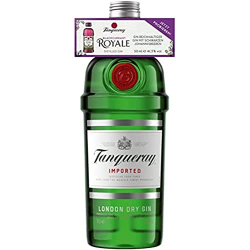 Tanqueray London Dry Gin | Ausgezeichneter, aromatischer Gin | 4-fach destilliert auf englischem Boden | 47,3% vol…