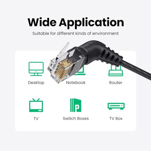 Cable CAT6 UTP RJ45 50 cm rotativo miniatura 3