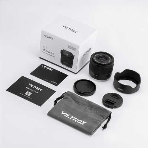 Viltrox AF 25mm F1.7 APS-C E Mount Lens, Autofocus Large Aperture Prime Lens for Sony E-Mount Cameras A7 A7II A7III A7RII A7RIII A7RIV A7SIII - Image 7