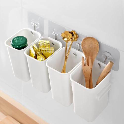 Image of Rubber Fridge Side Door Organizer Refrigerator Bins Kitchen Food Organizer for Vegetables Fruit Set of 4