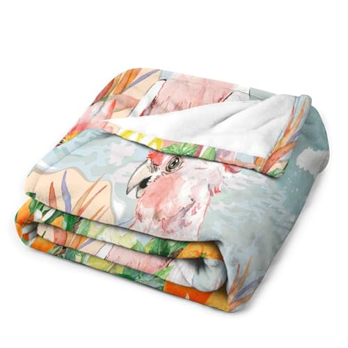 Couverture polaire douce plaid pelucheux lit et voyage 101x127 - 4
