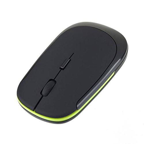 tenflyer Mini Wireless Optical Mouse USB receptor de 2,4u00a0GHz de ratón para Laptop de ordenador portátil negro