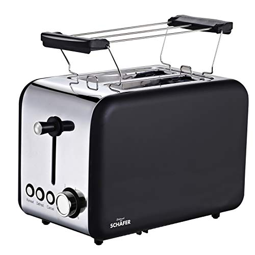 Schäfer Toaster Deluxe Brotröster Schwarz