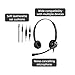 MAIRDI Phone Headset with Microphone Noise Canceling, RJ9 Headset for Landline Deskphone Call Center, Office Headset for Yealink