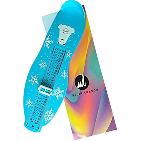 Milam London Professional Family Foot Measure Sizer Device Child/Adult UK Sizes 2-12 / EU Sizes 18-47 - Special Edition Cover