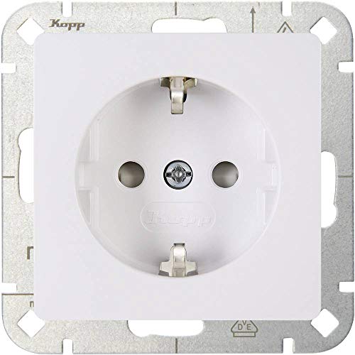 Kopp simple Insert Prise 2P+T HK05 blanc arctique 920602002