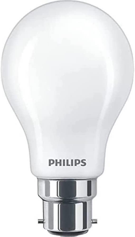 LED Classic A60 Frosted Light Bulb [B22 Bayonet Cap] 40W, Warm White 2700K, Non Dimmable