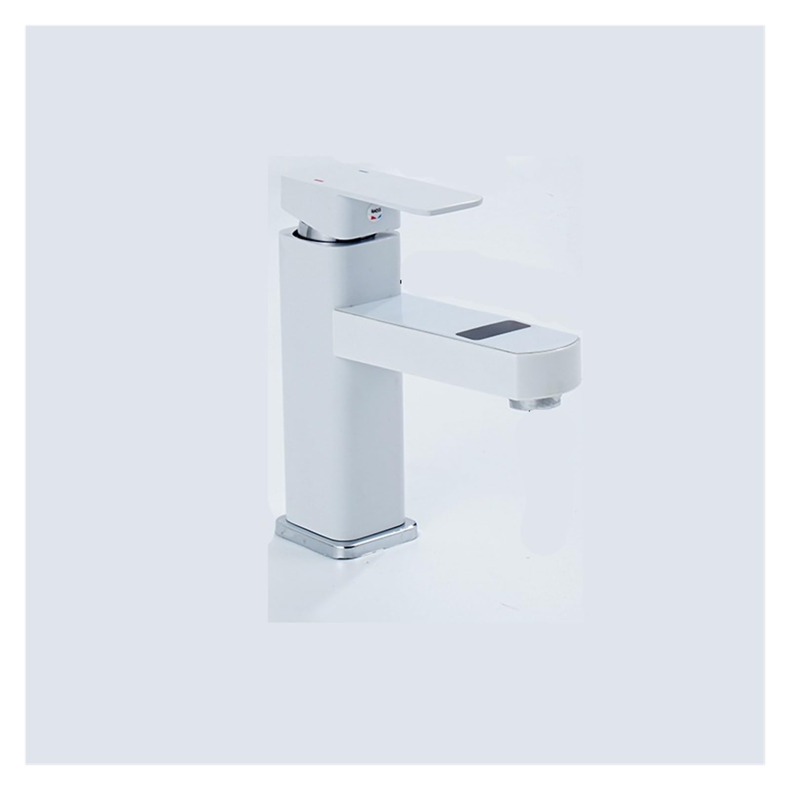 Robinet lavabo affichage numérique eau chaude et froide White S
