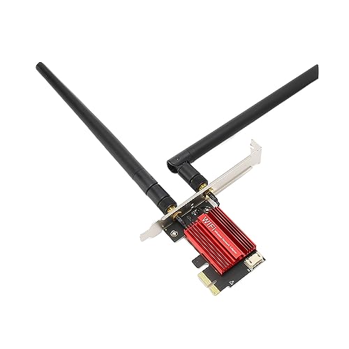 Tarjeta PCIE WiFi Dual Band 1200Mbps Plug and Play para PC de Escritorio compatible con Windows 7, 8, 10 y 11 miniatura 3