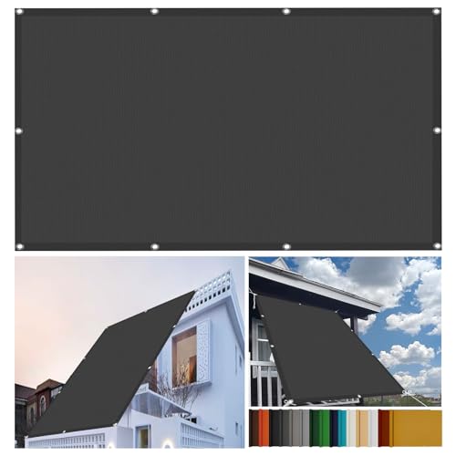Voile d'ombrage imperméable 4.5 x 7 m contre la pluie et les UV du jardin