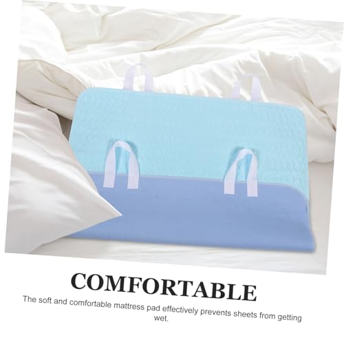 Protector de cama reutilizable BESTYASH impermeable con asas para mayores 8