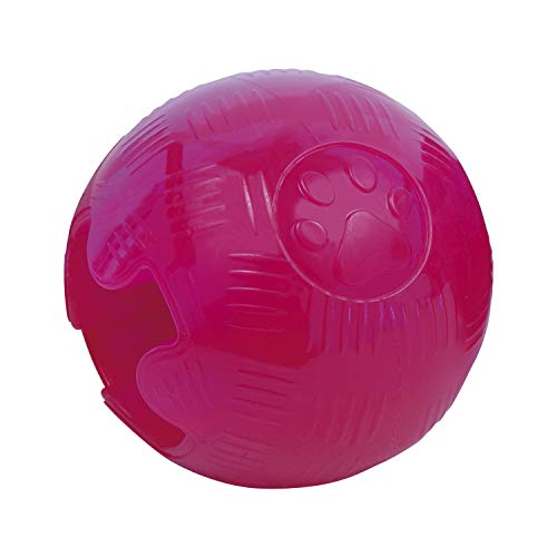 GLORIA TPR Ball - Size 5.7cm - Very Resistant - Flexible Dog Toy - Pink