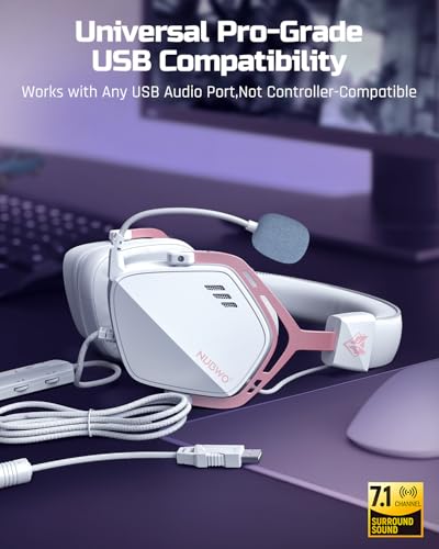 Image of NUBWO HG03 Wired Gaming Headset for PC, FPS-Tuned, Noise-Canceling Mic