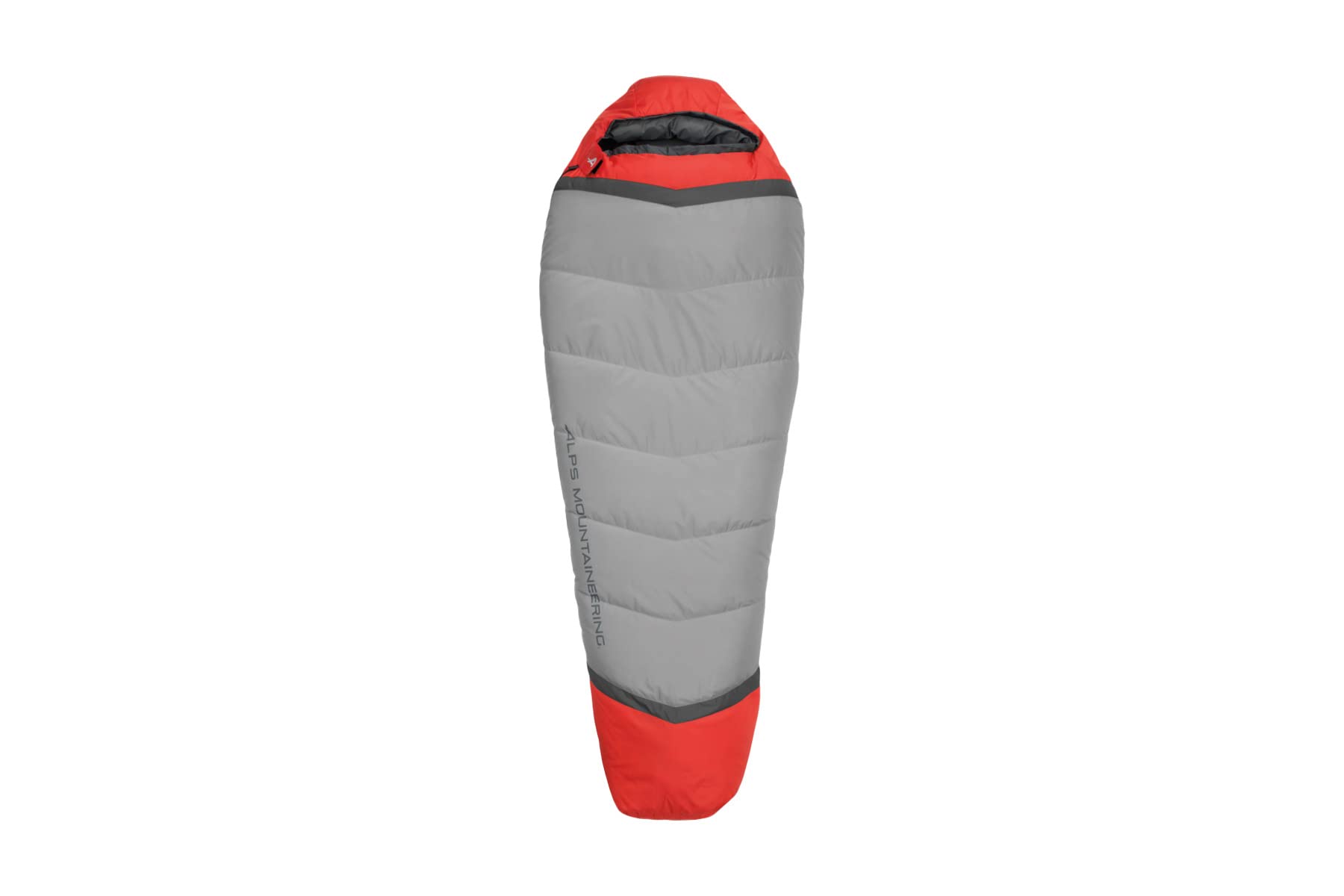 アルプスマウンテニアリング(Alps Mountaineering) Zenith シュラフ グレー/レッド レギュラー