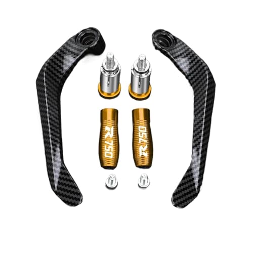 Garde protecteur pour GSXR750 2001-2024 pour guidon 22mm jaune