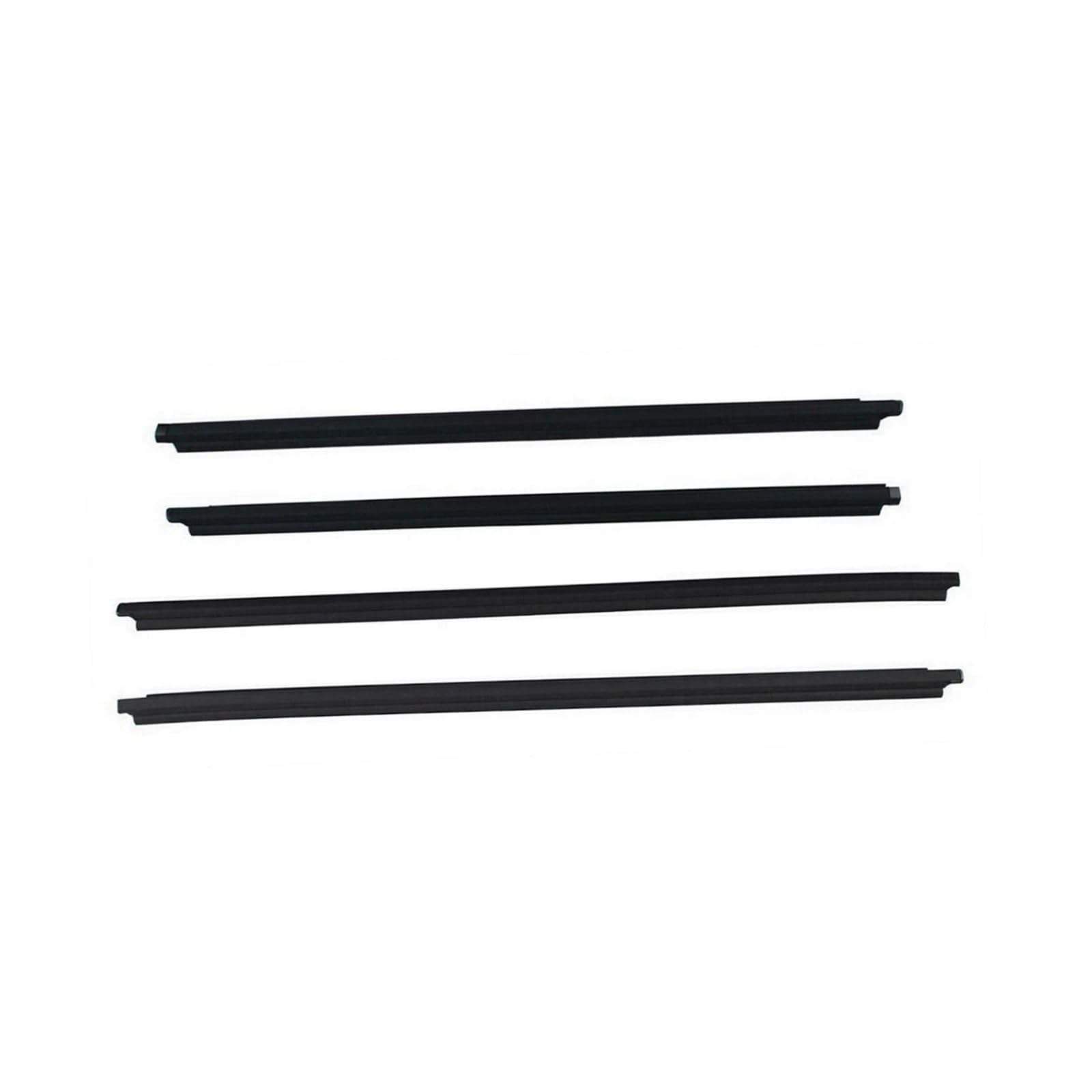 Glilar One Color Automotive Window Seals Compatible With Toyota For Fortuner 2004-2014 2015 68163-0K020 Car Window Outer Weatherstrip Side Door Moulding Trim Seal Strip