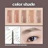 ETUDE Bare Edge Brow Pencil, Eyebrow Pencil, Slim 3D Hexagon, Natural Looking, Korean Makeup, Beauty, Mild Taupe (0.003 Ounce)