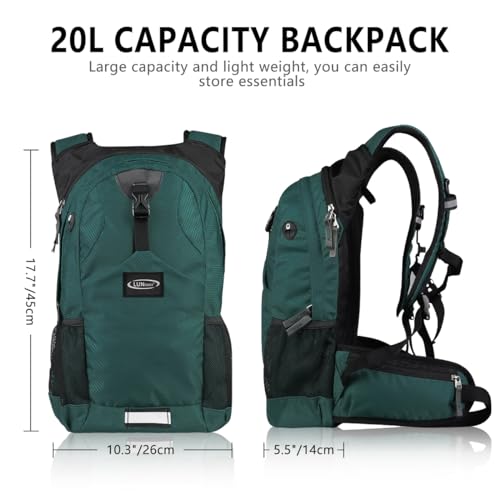 Sac à dos d'hydratation running et VTT avec poche à eau 2L sans BPA isolant - 2