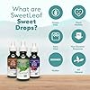 SweetLeaf Sweet Drops - منعم سائل Stevia بنكهة ، مستخلص Stevia العضوي ، خالٍ من السعرات الحرارية ، خالٍ من الغلوتين ، مناسب للكيتو ، غير معدّل وراثيًا ، نكهة طبيعية ، بديل للسكر - Stevia Clear ، 4 Fl Oz (حزمة من 3)
