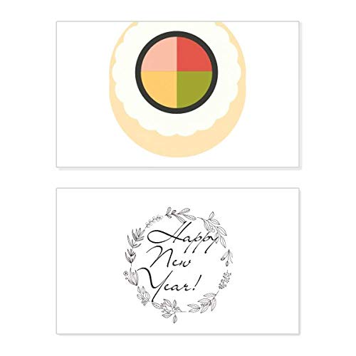 Tarjeta tradicional japonesa Maki Sushi para decorar tu Año Nuevo con bendiciones