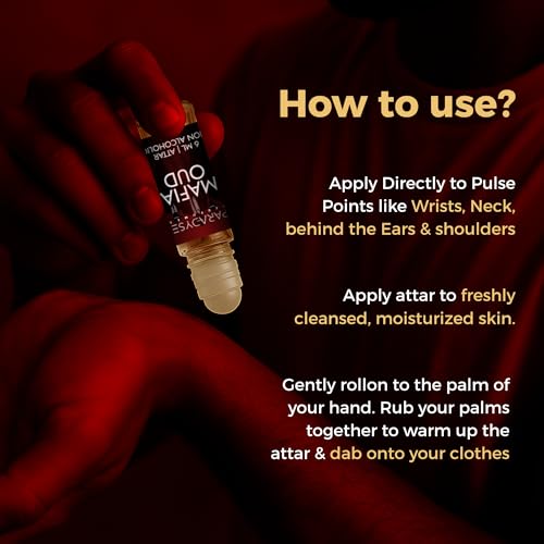 Image of Mafia Oud Attar | Non-Alcoholic Perfume Oil Roll On | Luxury Attar | Premium & Long Lasting | 6 ml