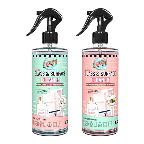Image of SOVI Glass & Surface Cleaner, 500ml, Pack of 2