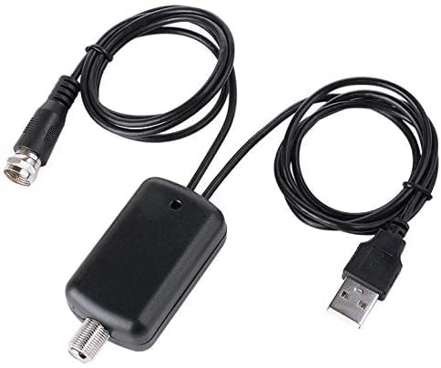 Amplificador de señal de TV digital Hd Booster Hd canal de antena para cable TV Fox 25 dB - Negro buen procesamiento