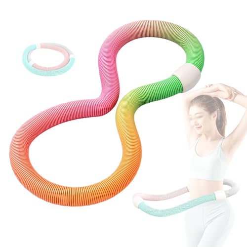 Miękkie hula hop odchudzające, przenośne, składane, obciążone obręcze do fitnessu, dla dorosłych, dzieci, sprzęt treningowy do talii i brzucha, wewnątrz, miękki pierścień do ćwiczeń sprężynowych