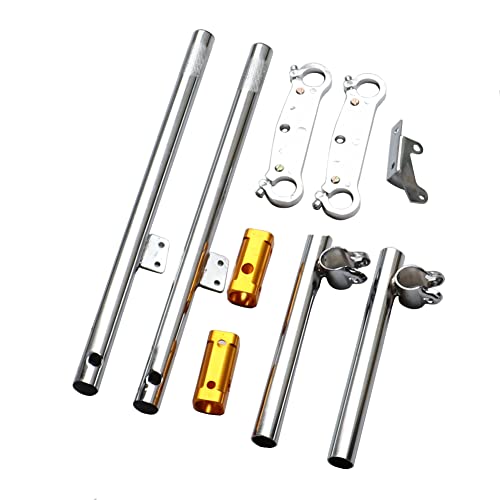 Vordergabeln Stoßdämpferfeder Aufhängungsgabel Stoßdämpferbaugruppe Passend for 47cc 49CC Super Minimoto Mini Dirt Bike ATV Quad Mini Pocket Bike